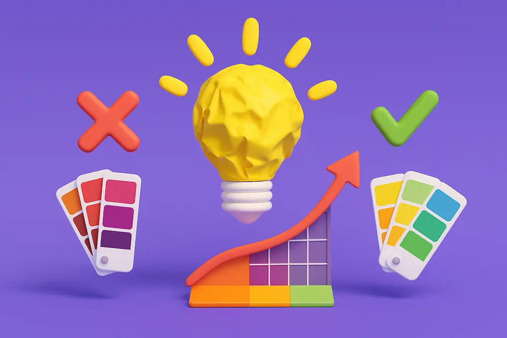 اشتباهات متداول در استفاده از رنگ و چگونگی اجتناب از آنها