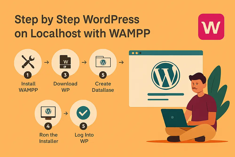 مراحل نصب وردپرس روی لوکال هاست با WAMP