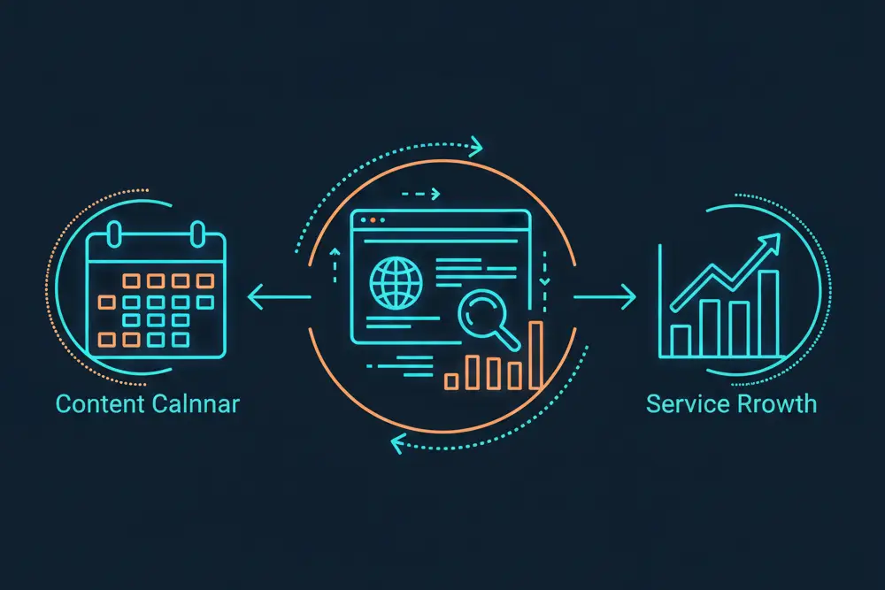 تاثیر تقویم محتوایی در سئو سایت های خدماتی