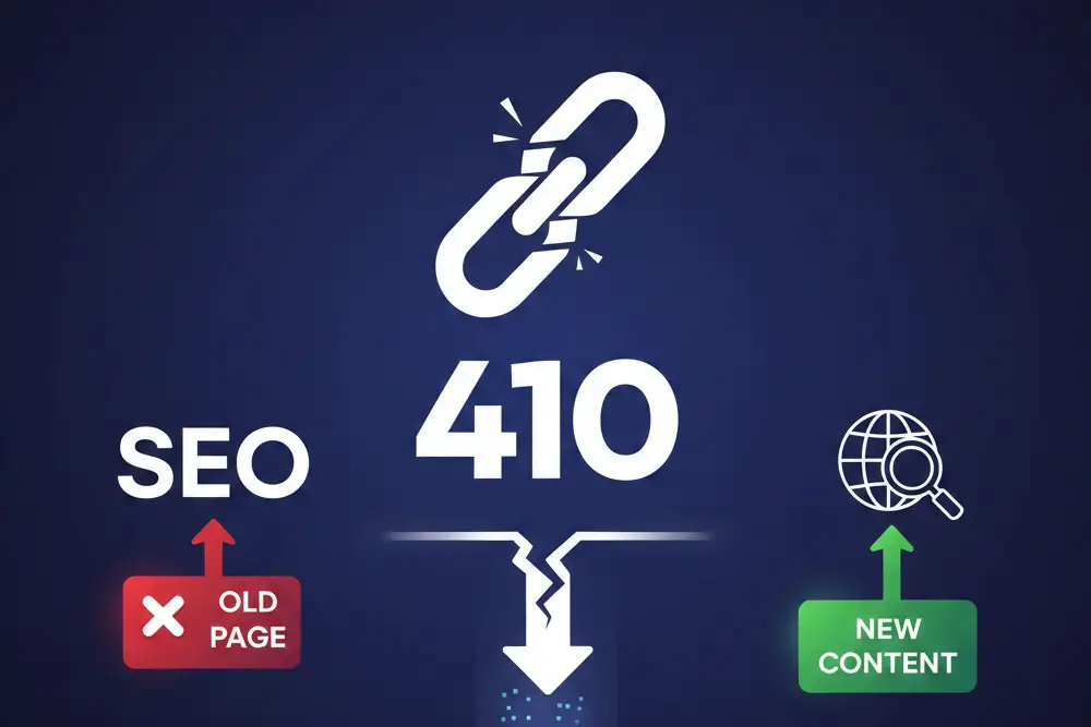 اهمیت استفاده از ریدایرکت 410 در سئو سایت