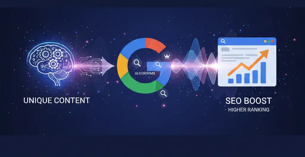  تاثیر محتوای یونیک در سئو از نگاه الگوریتم های گوگل