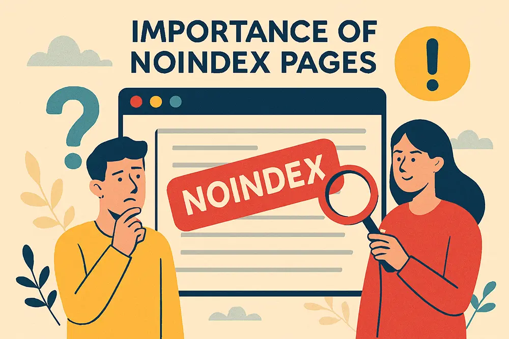 اهمیت صفحات نوایندکس شده