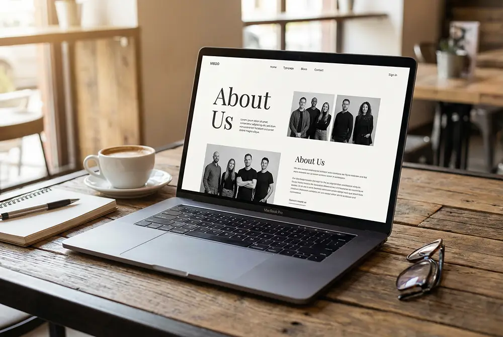 چرا طراحی صفحه درباره ما مهمترین بخش اعتمادسازی سایت است