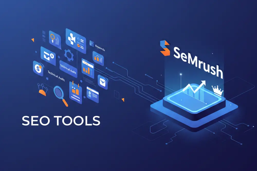 مقایسه ابزارهای سئو و بررسی جایگاه SEMrush